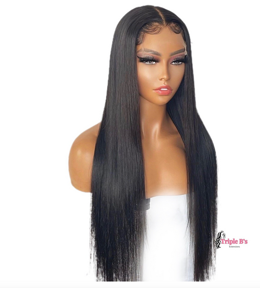 Virgin Straight Wig 24" 200 Density