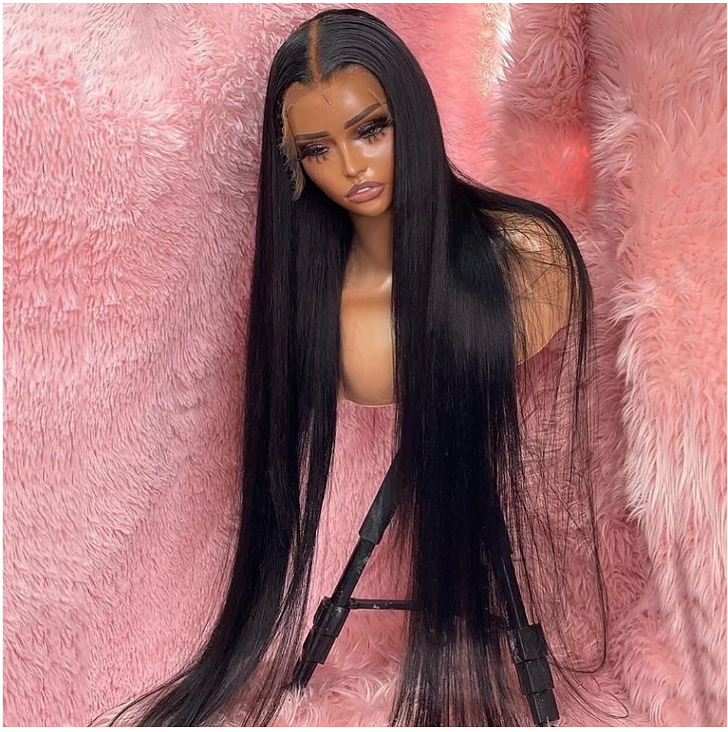 Virgin 40inch Straight Frontal Wig